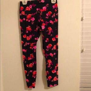 Floral leggings